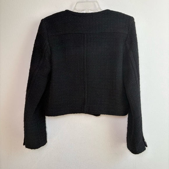 REISS Esmie Cropped Jacket Double Breasted Wool Blend Size 6 - Picture 2 of 13